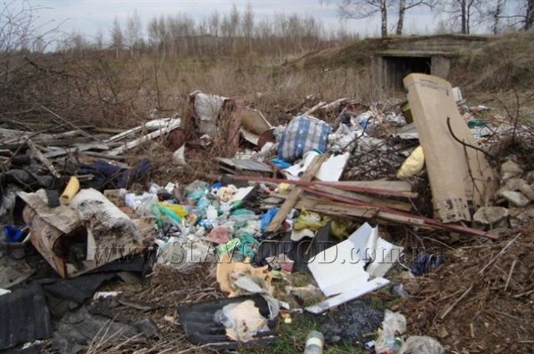 В Славянске растут стихийные свалки из-за подпольных керамщиков, которые скидывают мусор в посадках