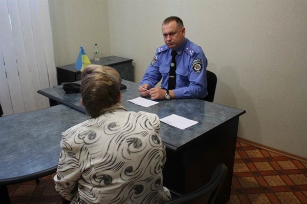 Главный полицейский  принимает жителей Славянска каждый понедельник
