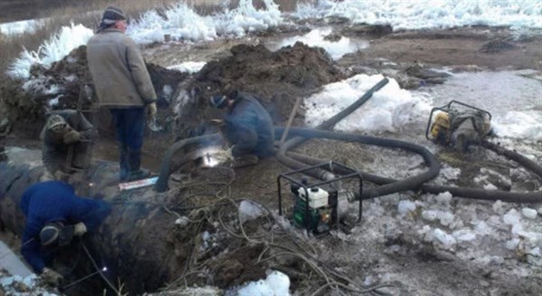 Авария на водоводе: Славянск вновь ощутит нехватку воды
