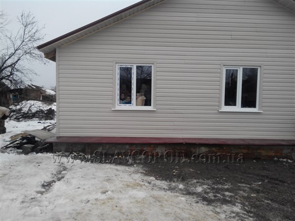 Для семьи из Славянска построили новый дом, созданный по современной канадской технологии