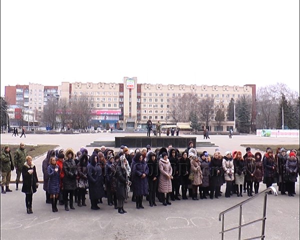 В Славянске прошел митинг-реквием в память о Героях Небесной Сотни