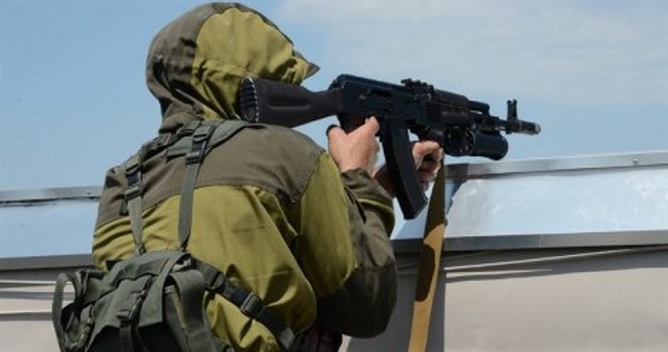 Выехав на очередной вызов о нарушении публичного порядка, полицейские обнаружили «пулеметчика ДНР»