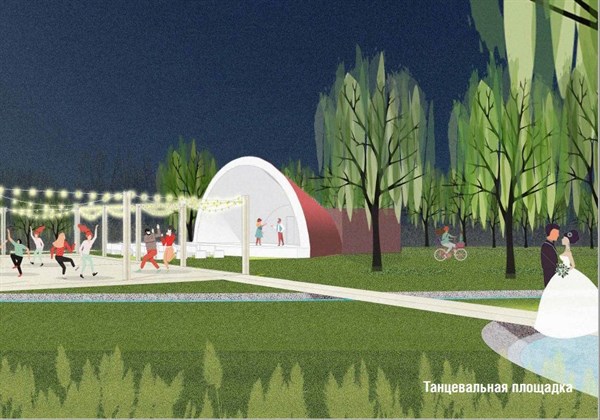 В Славянске завис проект по созданию детской, спортивной и танцевальной площадок в парке "Шелковичный"