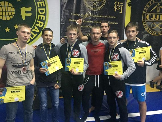 Воспитанники славянского бойцовского клуба "Триада" заняли призовые места на Кубке Украины по джиу-джитсу