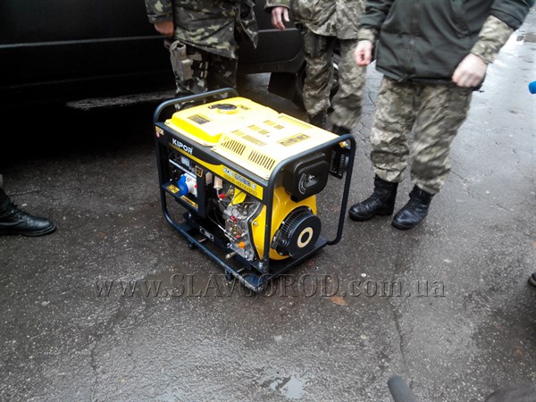 Славянская городская детская больница получила в подарок новый электрогенератор