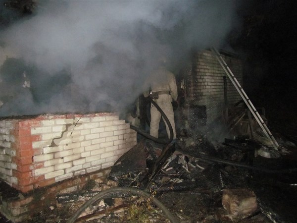 В Славянском районе при пожаре погиб пенсионер 