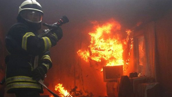 В Славянске при пожаре погиб мужчина