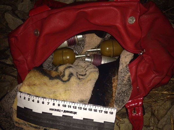 В Лимане под мостом найдена сумка с гранатами (ФОТО)