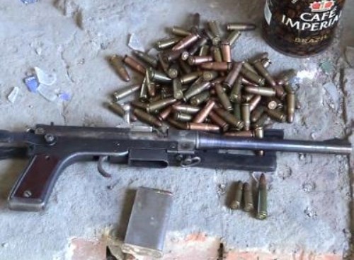 В Славянском районе выявили схрон боеприпасов