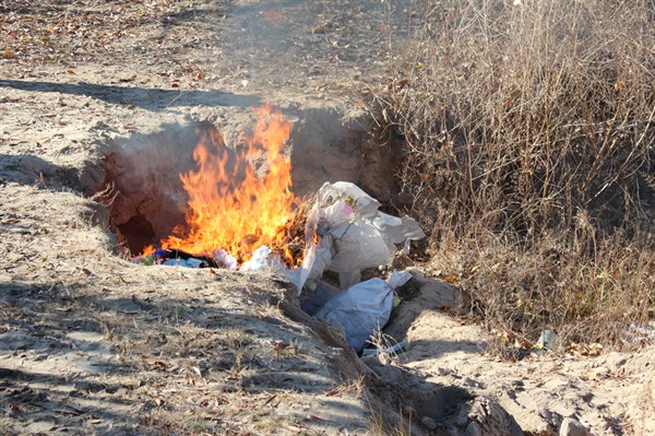 Сожгли «полтора миллиона гривен»: как в Славянске правоохранители уничтожали наркотики. (Фото)