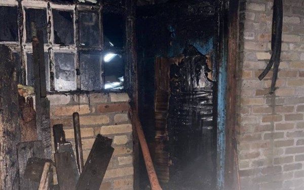 На пожаре в Славянске погиб маленький мальчик