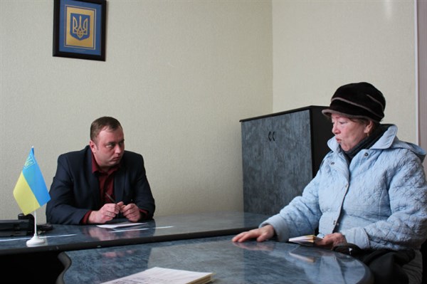 Жители Славянска с глазу на глаз пообщались с главным полицейским города