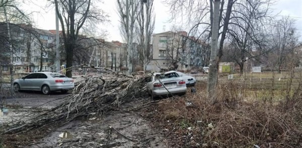 Славянск вновь пострадал от природной стихии