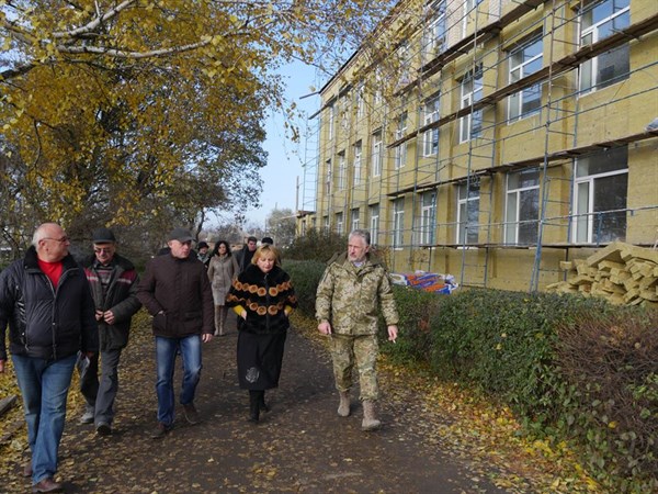 В Былбасовке Славянского района полным ходом идет модернизация обычной школы в опорную