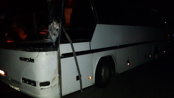 На выезде из Славянска автобус насмерть сбил пешехода