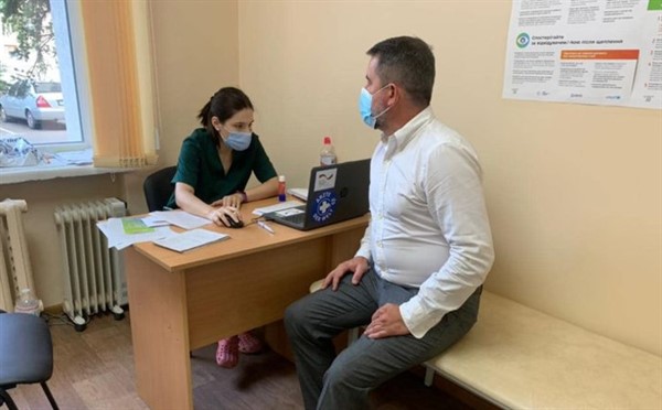 Число вакцинированных в Славянске преодолело отметку в 10 тысяч