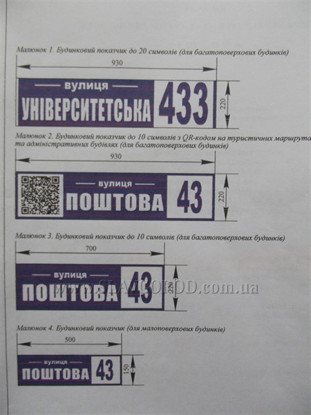 В Славянске определились, как должны выглядеть таблички с новыми названиями улиц