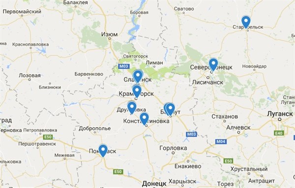 Карта коворкингов в Донецкой и Луганской областях: места для встреч, отдыха, семинаров и лекций 