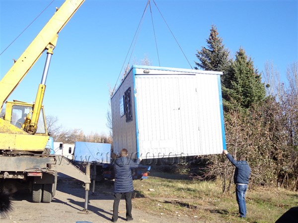 Лучик тепла от жителей Коростеня: в Славянск приехала мини-котельная, изготовленная  работниками завода теплотехнического оборудования